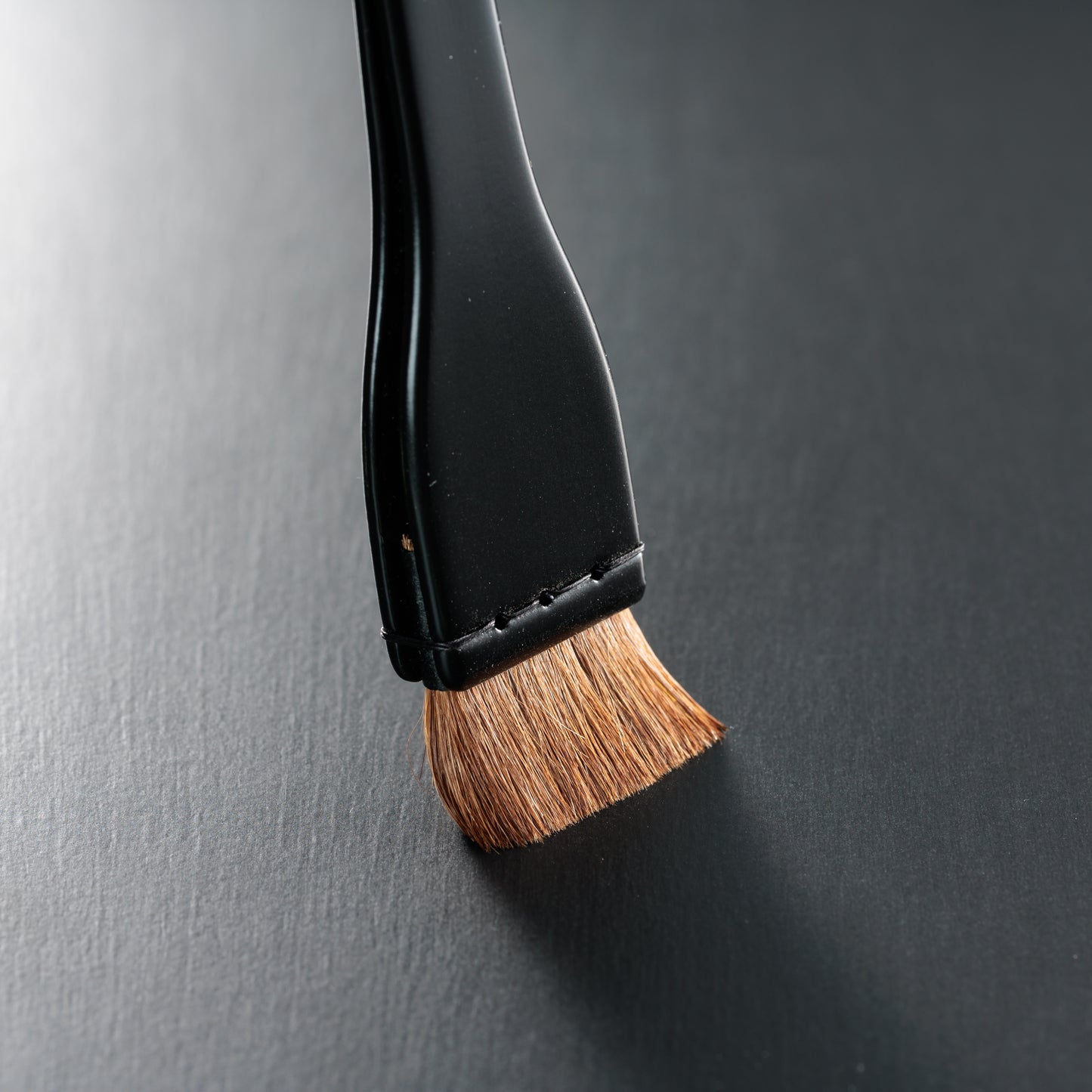 寿司用 黒柄はけ 馬毛茶毛 30mm