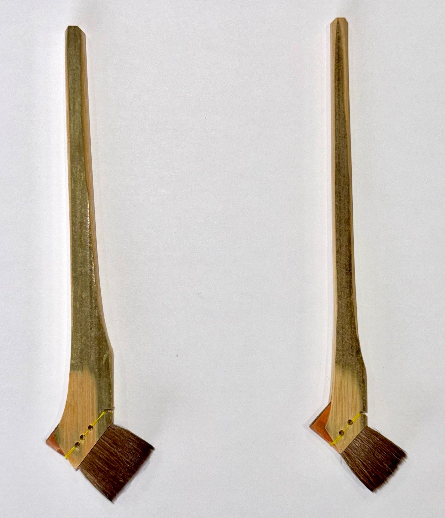 寿司用 竹柄 茶刷毛 横型