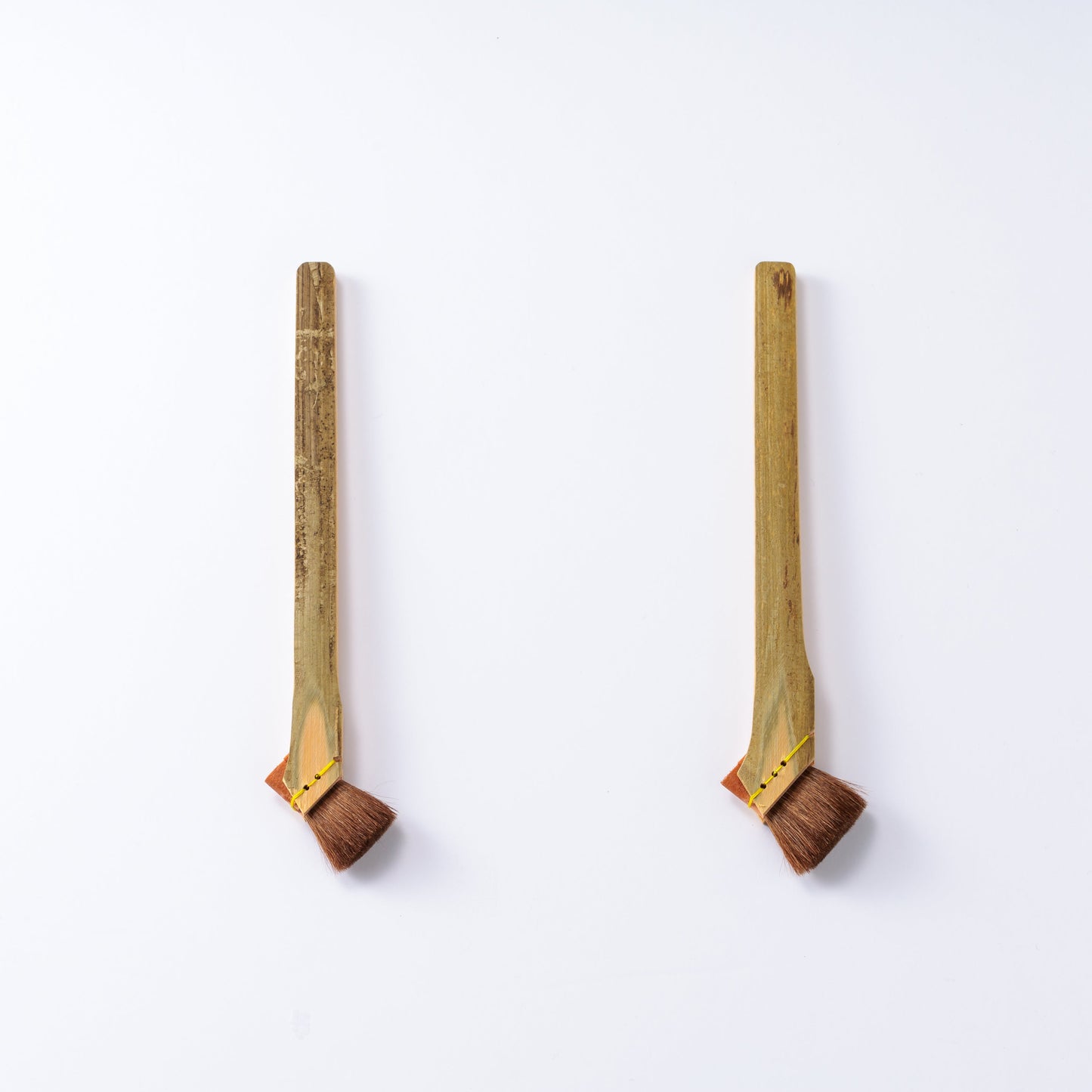 寿司用 竹柄 茶刷毛 横型